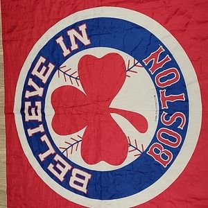 Vintage Red Sox Fan Flag